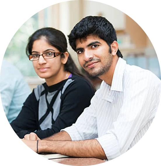 Students collaborating across the network